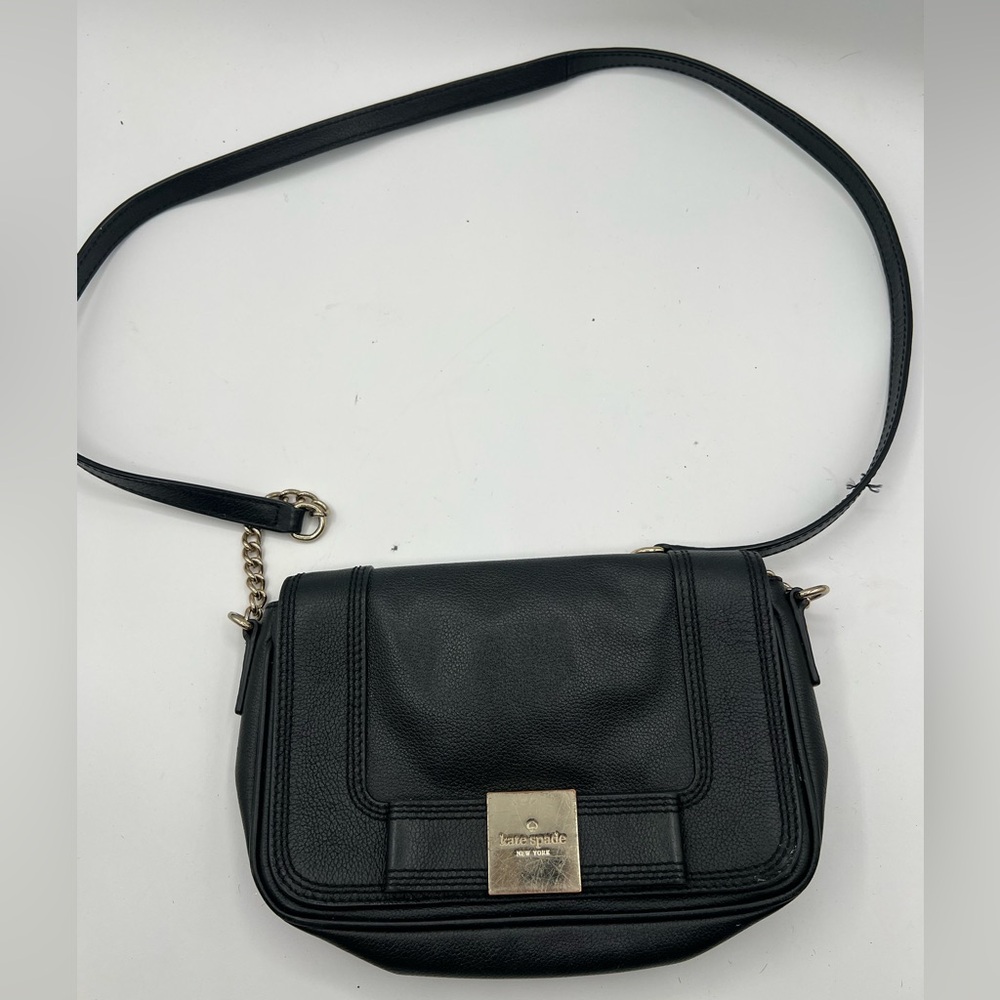 Kate Spade Black Goat Leather‎ Purae